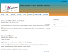 Tablet Screenshot of ecole-ja-rennes.fr